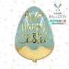 Nuevos Globos de Papel de Aluminio Serie Pascua Forma Zanahoria Pollito Conejo Decoración de Fiesta