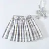 2025 Nueva Falda Plisada de Cuadros Uniforme JK Genuino para Niñas Estilo Universitario de Primavera Falda de Primavera Falda Corta de Verano