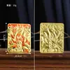Diretamente do Fabricante, Exclusivo Relevo Tridimensional do Guardião do Buda, Guru Rinpoche, e a Tanka de Relevo Esculpida e Embutida do Deus Amarelo da Riqueza