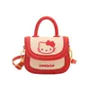 Nova Mini Bolsa com Gato Desenho Animado Embutido 2026 para Mulheres, Bolsa de Mão e Bolsa Transversal Color Block Fofa para Crianças, Tendência