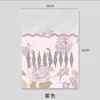 Papel de regalo para ramo de flores con forma de una pieza para el Día del Maestro Papel de regalo para ramo de flores de clavel Materiales para floristería