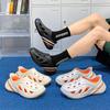 Zuecos de Color Sólido para Hombre, Pantuflas de Verano Antideslizantes de Suela Gruesa, Pantuflas que se Sienten como Pisar Mierda, Sandalias Casuales de Playa para Uso en Exteriores