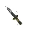 Simulación de Halloween cuchillo de plástico rojo neto sangre cuchillo afilado festival fantasma juguete decorativo sangre cuchillo de cocina accesorios de truco cimitarra hoz