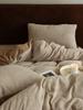 Estilo Lujo Ligero Gama Alta Terciopelo de Leche Juego de Cuatro Piezas Invierno Espesado Doble Cara Polar Vellón de Coral Funda Nórdica Sábana Bajera Ropa de Cama