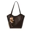 Bolso Cubo Elegante de Gran Capacidad para Mujer 2026 Nuevo Bolso Sencillo Versátil de Hombro Bolso Tote para el Trabajo