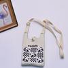 2024 Bolsa de Mão Mini de Tricô Guofeng Panda Bolsa de Celular Fashion Guofeng Bolsa de Ombro Bolsa Casual Versátil