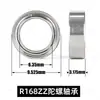R168Zz Rolamento para Brinquedo Giratório Giroscópio 6.35*9.525*3.175mm Rolamento para Hula Hoop Inteligente