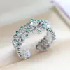 Accesorios de perlas DIY, nuevo anillo de perla hueca italiana estilo Seiko con inyección de oro y cobre, trazador vacío, moda para mujer