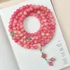 Pulsera Bodhi de Dropshipping Tamaño Grande Círculo Único 108 Cuentas Pulsera de Doble Círculo Estilo Vintage Pulsera Bodhi