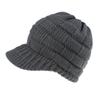 Gorra de Punto para Otoño e Invierno Amazon Gorra de Béisbol Tejida Estilo Europeo y Americano Cuadros para Cola de Caballo Gorra para Cola de Caballo de Mujer No Estándar de Coche