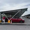 Suportes para Painéis Fotovoltaicos em Estacionamento Kit de Suportes de Montagem para Painéis Fotovoltaicos em Liga de Alumínio Suportes para Carport