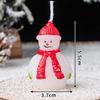 Decoraciones para Pastel Bosque Navideño 2026 Velas de Papá Noel Piñas Copos de Nieve Toppers para Fiesta de Nochebuena