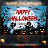 Tecido Horizontal Novo de Halloween Festa de Terror de Halloween Decoração de Feriado Banner para Quintal Tapeçaria Tecido de Fundo Tecido para Pendurar