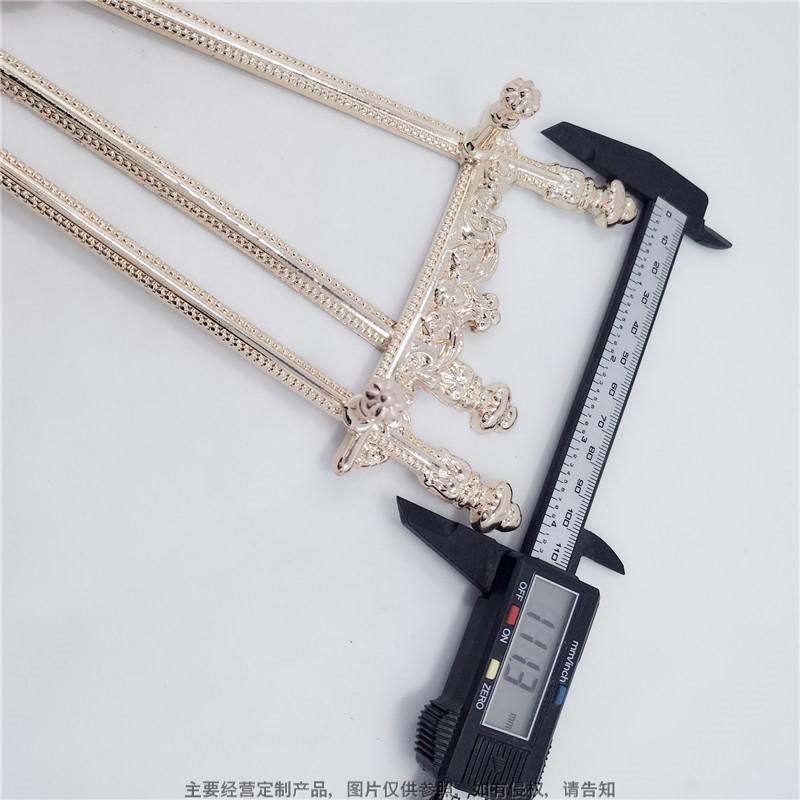 底座合金托 陶瓷装饰盘合金支架 纪念盘圆形摆件三脚架龙头架子