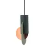 Luminária pendente minimalista italiana de aço inoxidável para quarto, com cabeça prateada e holofote inteligente, compatível com o aplicativo Mi Home, livre de liga metálica