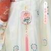 [Qianli] Bolsita Bordada, Colgante de Bolsita de Cuello de Osmanthus, Bolsita de Flor de Durazno, Doce Dioses de las Flores, Accesorios de la Dinastía Han al por Mayor