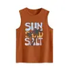 Sol saad sal Amazon eBay Estación Independiente Moda Casual para Mujer Camiseta sin Mangas Holgada Comercio Exterior