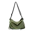 Bolso Cruzado Grande de Cuadros Casual Versátil de Moda para Mujer, Bolso de Tela Elegante para el Trabajo y los Viajes Diarios, Bolso de Hombro Único