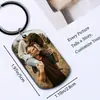 Placas de Acero Inoxidable Militares Transfronterizas para Hombres y Mujeres, Accesorios Hip-Hop con Grabado Personalizado, Colgantes Creativos de Personajes para Bolsos, Llaveros