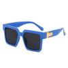 Gafas de Sol Cuadradas de Montura Grande Europeas y Americanas Nuevas Elegantes Hip Hop Disco Gafas de Sol Anti-Uv para Mujeres