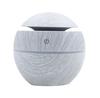 Humidificador de aromaterapia con aroma a hongo, humidificador USB silencioso, minihumidificador redondo con veta de madera.