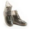 Cubrezapatos impermeables para exteriores para días de lluvia, cubrezapatos de silicona engrosada antideslizantes e impermeables, cubrezapatos de agua portátiles y ponibles, al por mayor
