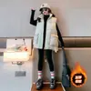 Ropa de abrigo para niñas Otoño e Invierno Chaleco de algodón con relleno 2025 Nuevo Chaleco de invierno para niños Chaleco exterior grueso para niños grandes