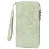 Cartera Larga para Mujer Sendefn Nueva Antirrobo con Múltiples Ranuras para Tarjetas, Bolso de Mano tipo Clutch de Gran Capacidad con Grabado Europeo y Americano