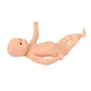 Modelo de Bebé Boyou de Mes Completo con Cordón Umbilical (Masculino y Femenino) Muñeco Modelo de Entrenamiento para Niñera de Confinamiento de Limpieza con Extremidades Móviles