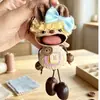 Encantador perrito peludo con la lengua fuera, llavero para bolso, colgante de dibujos animados natural, semillas de terapia de sonido curativas, popular en zonas escénicas, amuleto divertido y adorable