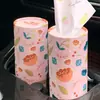 Caja de Pañuelos para Coche de Alta Calidad, Papel de Pañuelos Resistente al Agua de Gama Alta, Papel de Servilleta, Contenedor Cilíndrico, Impresión de Patrón Específico para Coche