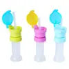 Tapa con popote para agua mineral para niños, adaptador de popote anti-asfixia, tapa de botella con popote portátil para beber agua al aire libre para bebés, dos en uno