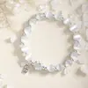 Pulseira Olho de Gato 2024 Nova Pulseira de Cristal Alto Brilho Luxo Exquisita S925 Estilo Anêmona Fada