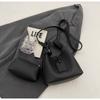 Transfronteiriço 2024 Novo Outono Texturas Retrô Bolsa Pequena Moda Feminina Bolsa Balde Simples Design de Nicho Bolsa Transversal