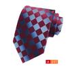 Fabricante Direto Atacado em Estoque Jacquard de Seda Poliéster Artesanato Gravata Castanha Masculina Profissional para Negócios Combinando Gravata