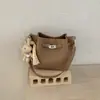 Diseño de Color Sólido Simple y Único, Bolso Cubo de Gran Capacidad, Nuevo Estilo de Alta Gama, Bolso Dulce y Elegante, Bolso de Moda para Madre e Hija