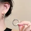 Pendientes coreanos geométricos simples irregulares de estilo cool para modificar la cara, accesorios de alta gama únicos y a la moda