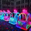 Nuevo Go-Kart Eléctrico Doble para Niños Puesto de Ferias Cuadrado Coche de Choque Go-Kart Comercial Puede Sentar Personas