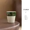 Tetera de cerámica de ginkgo, tetera de mano, tetera individual "Tres Vidas con Ginkgo", tetera para preparar té en casa, juego de té Kung Fu, colador de té