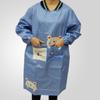 Avental Longo Xadrez para Adulto Outono/Inverno, Macacão Fofo com Desenho Animado à Prova de Óleo e Anti-Manchas, Vestimenta Reversível, Desconto para Grande Quantidade