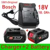 Para Bosch BOSCH 18V 6.0Ah BAT609G BAT622 BA T618G batería de litio para herramienta eléctrica