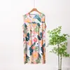 Nuevo vestido de algodón y seda para madres, para usar en verano, talla grande, elegante, sin mangas, vestido largo hasta la rodilla