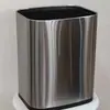 Papelera Grande de Acero Inoxidable para Hoteles, Habitaciones de Huéspedes, Salas de Masaje de Pies, Salas de Billar, Casas de Huéspedes, Inodoros y Ranuras de Baño