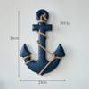 Pendente Decorativo de Roda do Timão Mediterrânea Estilo Oceano Quarto de Crianças Pequeno Timoneiro Pingente Acessórios para Parede de Fotos Decoração de Parede