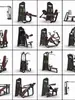 Máquina de Agachamento Hake Equipamento de Treinamento de Força para Mulheres Tipo Abrangente Treinamento em Casa Função Abrangente de Fitness Muitos Equipamentos