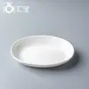 Prato Fundo Denier Shape Lado Plano 7,5 Polegadas Tigela de Salada Prato Fundo Denier Shape Prato de Arroz Assado com Queijo Prato de Assar Denier Shape Simples Doméstico