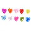 Cristal Acrílico Transparente Corazón Grande Forma de Corazón No Poroso Melocotón Corazón Gema Juguete Recompensa Regalo para Niños Juego de Excavar Tesoros