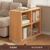 Estante de Livros de Chão Rack de Armazenamento Simples Armário Sala de Estar Armário de Oito Compartimentos Estante de Livros Armário de Armazenamento Armário de Armazenamento Integrado para Casa Armário de Armazenamento Inclinado na Parede