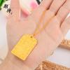 Ansioso por Acessórios Banhados a Ouro Pingente Xiangyun Baifu Paz Pingente Que Não Desbota Acessórios DIY Pingente Pulseira Colar