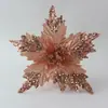 Flores Decorativas de Natal, Flores Artificiais de Tecido Atacado de Fabricantes, Vários Estilos de Decorações Festivas, Flores Decorativas de Natal